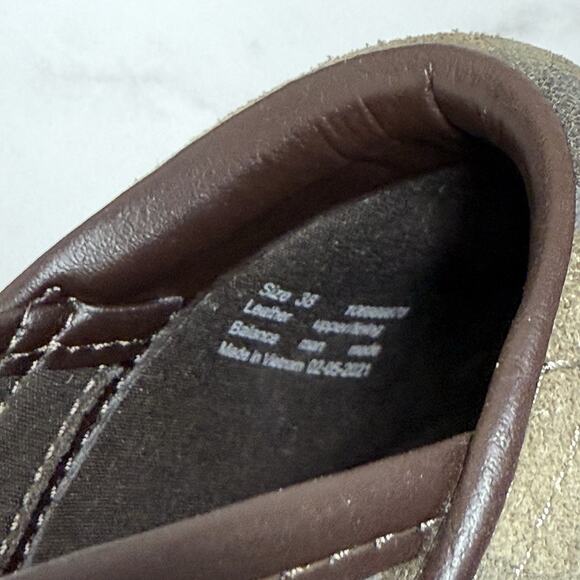 Dansko Professional Clog Size EU 38 US 8 Camo Leather Work Shoe Slip-On Platform - Picture 5 of 12